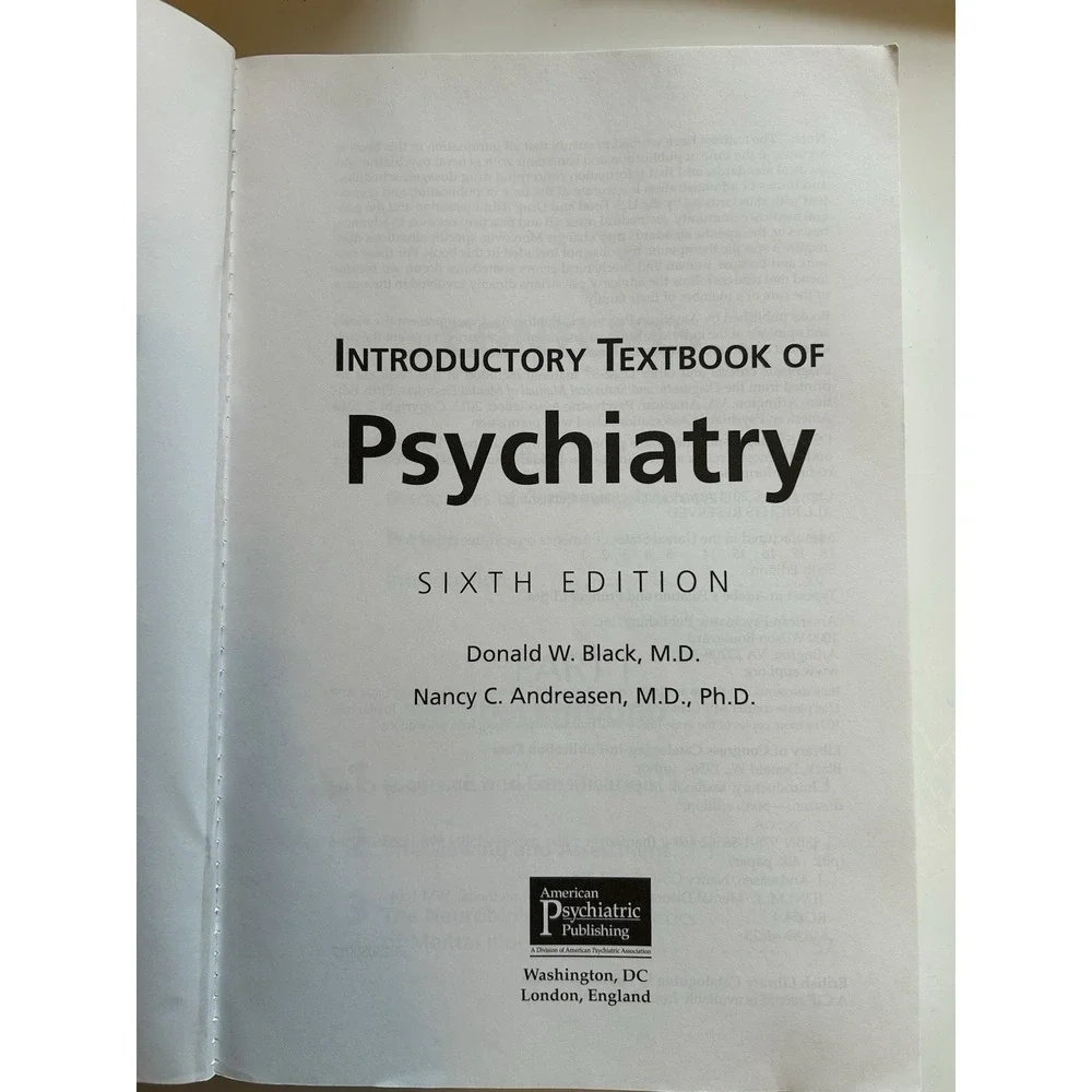 Introductory Textbook of Psychiatry by Nancy Andreasen Donald Black 6th Ed